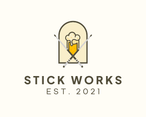 Billiards Beer Pub  logo design