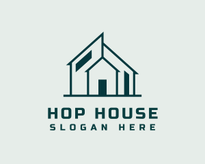 Village House Construction logo design