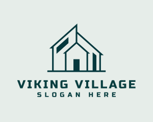 Village House Construction logo design