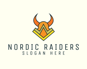 Medieval Viking Armor  logo design