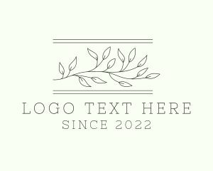 Elegant Leaf Plant logo
