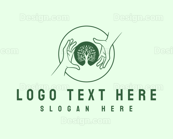 Hand Tree Eco Logo