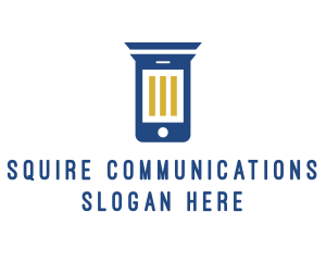 Column Phone App logo design