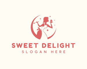 Pastry Cupcake Sweets logo design