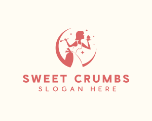 Pastry Cupcake Sweets logo design