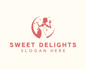 Pastry Cupcake Sweets logo design