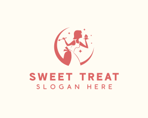 Pastry Cupcake Sweets logo design