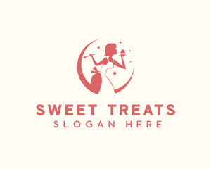 Pastry Cupcake Sweets logo design