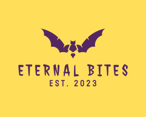 Halloween Bat Wings logo