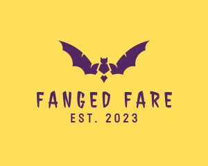 Halloween Bat Wings logo