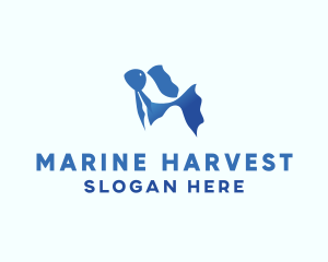 Aquarium Marine Fish  logo design