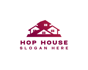 House Roof Builder logo design