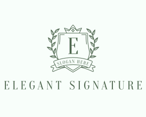 Elegant Royal Crest logo design