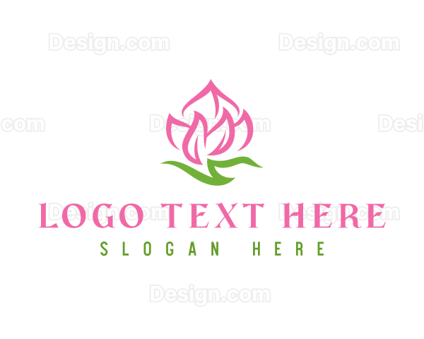 Pink Flower Spa Logo