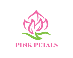 Pink Fire Flower logo