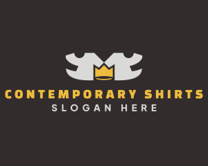 Crown T-shirt Apparel logo design