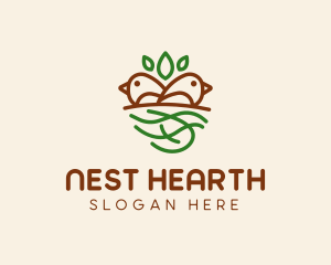 Twin Bird Nest  logo