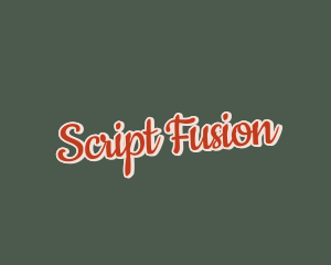 Retro Script Business logo