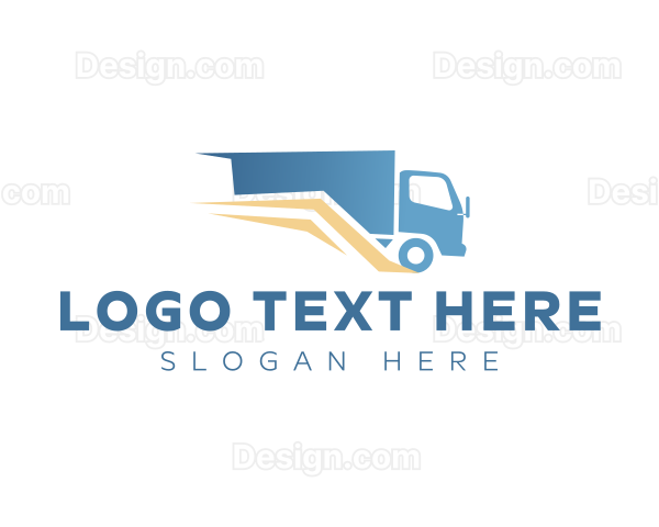 Fast Delivery Truck Logo