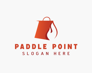 Flaming Shopping Bag Logo