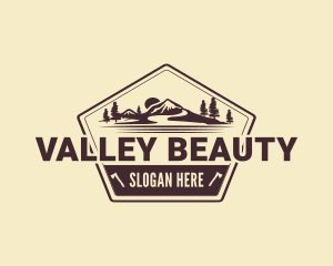 Rustic Valley Adventure logo design