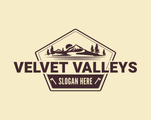 Rustic Valley Adventure logo design