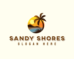 Summer Beach Travel logo design