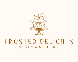 Dessert Baking Cake logo design