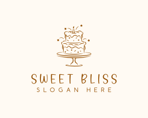 Dessert Baking Cake logo design