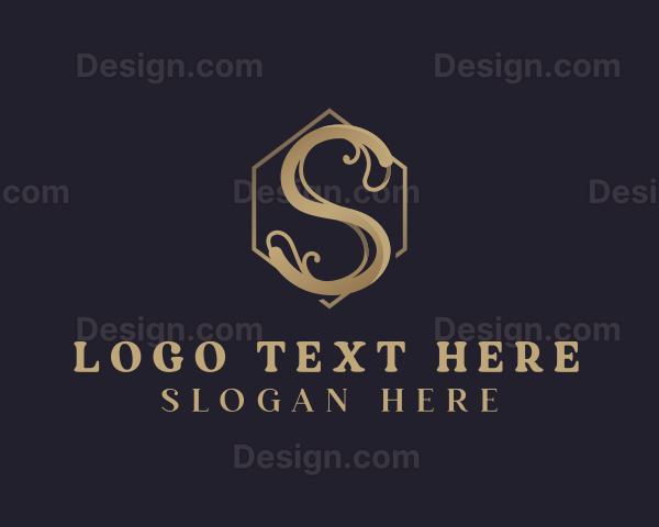 Premium Elegant Vintage Letter S Logo