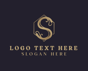 Premium Elegant Vintage Letter S logo