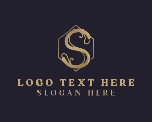 Premium Elegant Vintage Letter S Logo