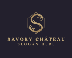 Premium Elegant Vintage Letter S logo design