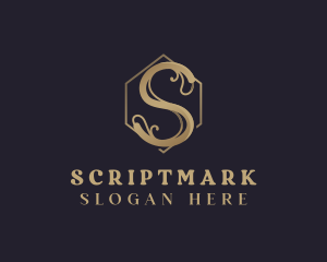 Premium Elegant Vintage Letter S logo design