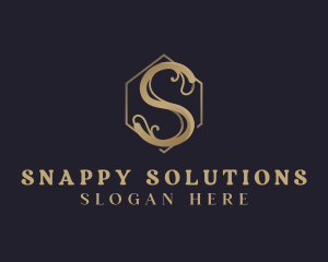 Premium Elegant Vintage Letter S logo design