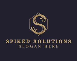 Premium Elegant Vintage Letter S logo design