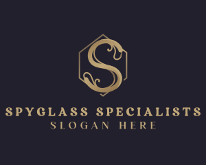 Premium Elegant Vintage Letter S logo design