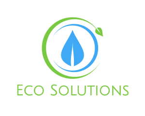 Crescent Leaf Eco logo design