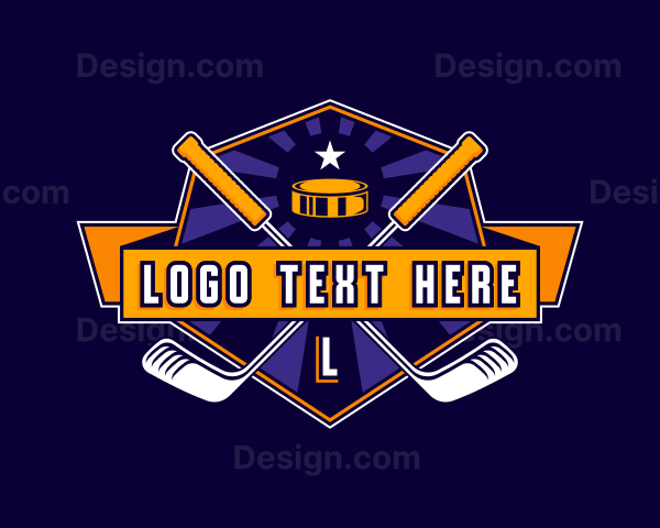 Hockey Sports League Logo