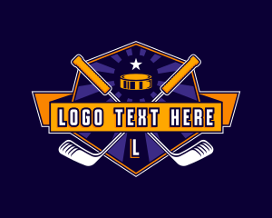 Hockey Sports League Logo