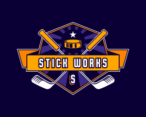 Hockey Sports League logo design