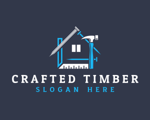 Carpentry Tools Handyman logo design