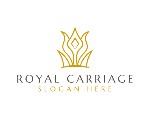 Royal Queen Crown  logo design