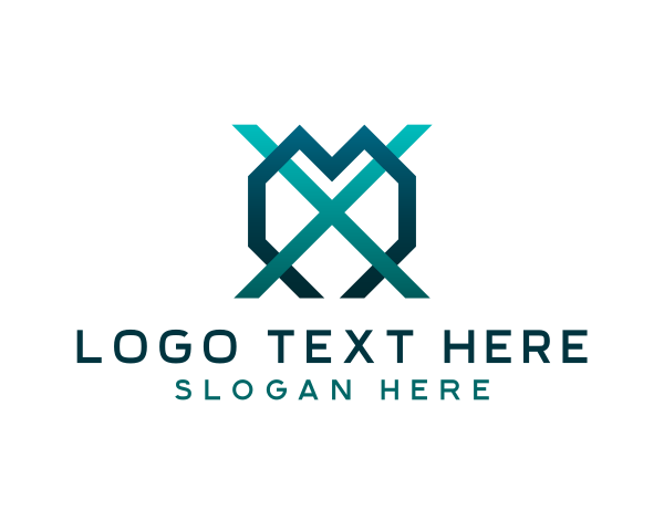 Letter Mx logo example 2