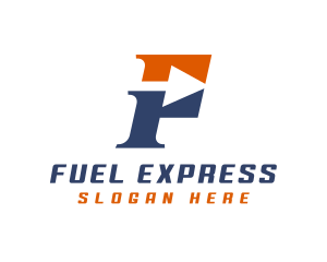 Forwarding Arrow Express Delivery logo design