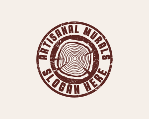 Carpenter Lumberjack Wood logo design