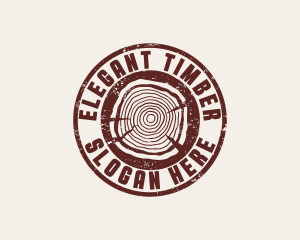 Timber Lumberjack Wood logo