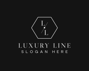 Hexagon Luxury Store  logo design