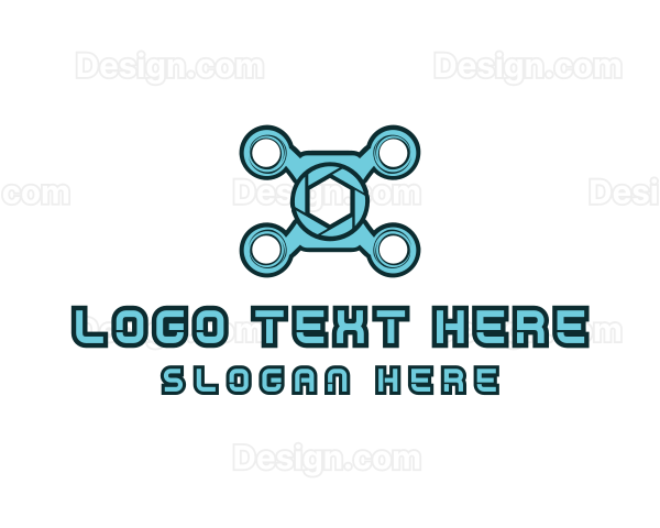 Drone Lens Shutter Logo