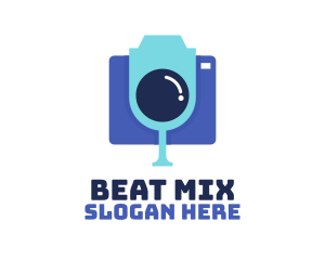 Blue Party Camera logo